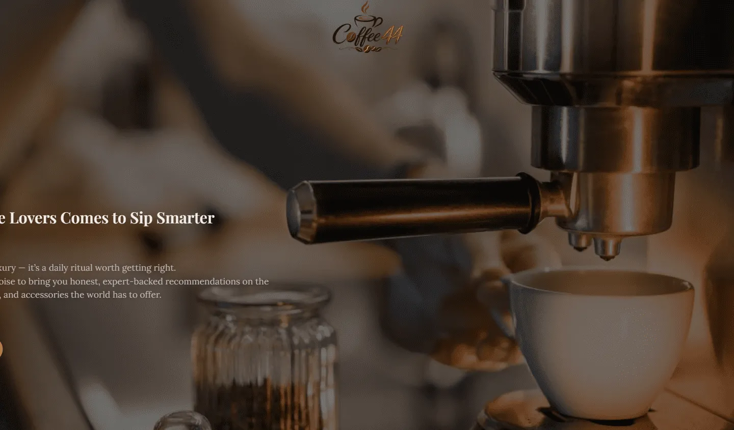 Coffee44 online storefront